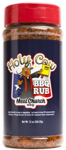 Meat Church BBQ Rub Combo: Holy Cow (12 oz) and Holy Gospel (14 oz